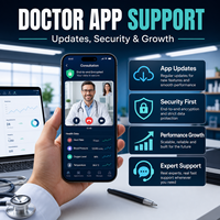 Desarrollo de Aplicaciones de Consulta Médica en Línea Personalizadas para IOS y Android con Videollamada, Prescripción y Gestión de Historiales Médicos