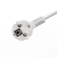 Cable de Extensión Interior de 3 Enchufes con Protector Contra Sobretensiones, Regleta de Alimentación de 3 Tomas, Cables de Alimentación de Poliuretano H05VV-F de 3x1.5mm