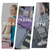 Logo personnalisé meilleur prix nouveau design toile pour femmes sacs de sport messager gym fourre-tout sac de sport pour les femmes