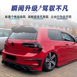 Volkswagen Golf 7 Mk7 R400 2013-2016 - Aileron arrière en ABS noir piano pour feux arrière - Pièce de modification - Product Image 3
