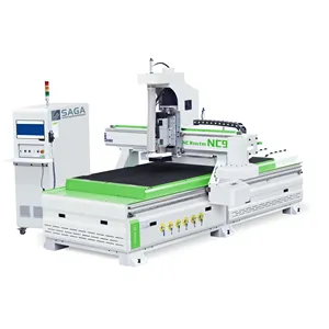 SAGA9-16 kitchen cabinet door 16 tools Automatic CNC router woodworking Machine