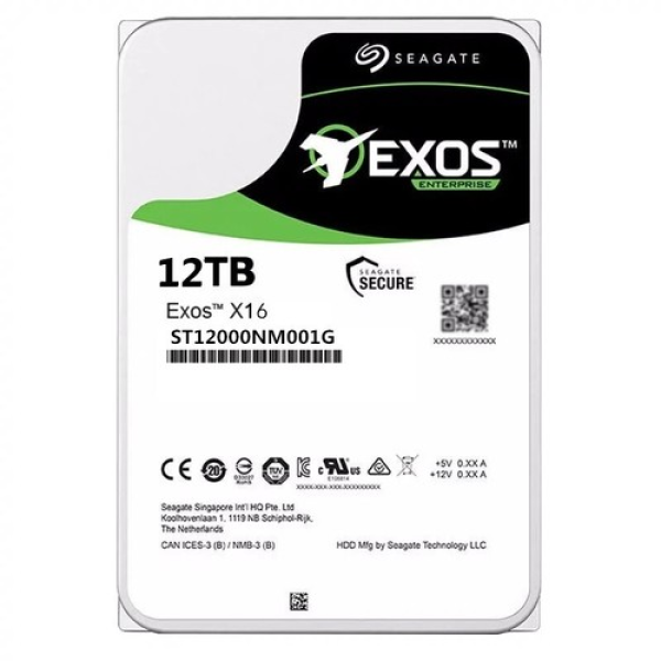 1 Brand New Original Item St12000nm001g Exos X16 12tb 512e 3.5" Enterprise Hdd Hard Drive Plc