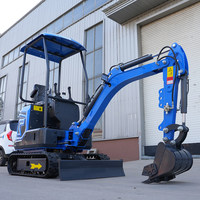 Nouveau Rhinoceros Mini Excavator 1ton Mini Pelles Creuser Machine avec Swing Boom