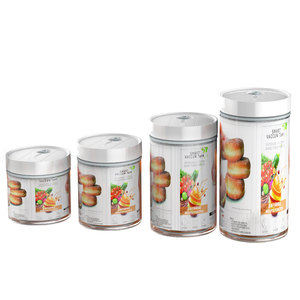 Kitchen moisture-proof glass coffee bean airtight canister intelligent storage box Electric vacuum sealer food container