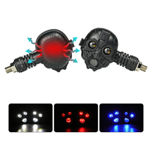 LiuHJG OEM ODM Durable Paire Vélo Voyants Noir 12V Plastique 3 Type Double Couleur Moto LED Clignotant - Product Image 4