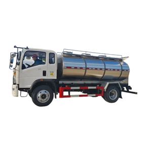 <span class=keywords><strong>Camión</strong></span> <span class=keywords><strong>Cisterna</strong></span> de Acero Inoxidable KLF para Suministro de Agua y Leche, Totalmente Funcional, Volumen de Tanque de 5001-10000L, Motor Diésel de 150-250hp - Product Image 2