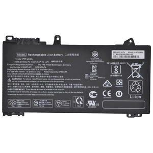 Batterie haute performance RE03XL 11,55 V 41,5 Wh 3450 mAh pour HP L32407-2C1 L32656-002, noire, fournie par l'usine - Product Image 2