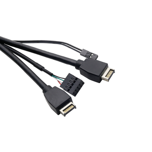 机箱面板安装电缆双USB 3.<span class=keywords><strong>2</strong></span> Gen <span class=keywords><strong>2</strong></span>存储卡插槽usb-c印刷电路板台式机Usb前面板电缆 - Product Image 4
