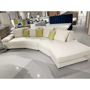 Desain Set <span class=keywords><strong>Sofa</strong></span> Setengah Lingkaran Perabot Ruang Tamu LNSC024 <span class=keywords><strong>Sofa</strong></span> Seksional - Product Image 1
