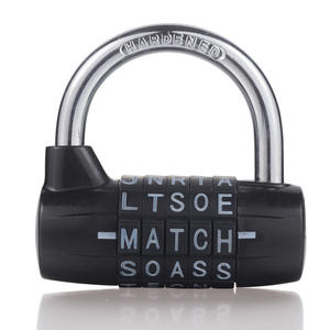 <span class=keywords><strong>Cadenas</strong></span> mécanique transfrontalier à 5 chiffres en forme de U avec lettres anglaises TY5-W – Vente en gros - Product Image 3