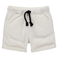 Pantalones cortos deportivos para niños de 2 a 7 años, Shorts de algodón de Color liso caramelo para playa