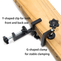 Pince de serrage robuste pour le travail du bois : Pince en G, Pince en C, Pince en Y et Pince à barre en F réglable, Outil de fixation rapide pour table de travail