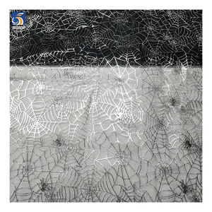 ผ้าโปร่งลายใยแมงมุมสำหรับฮาโลวีน - ผ้าเนื้อบางเบาสำหรับเสื้อคลุมแม่มด ฉากหลังงานปาร์ตี้ และงานประดิษฐ์ตกแต่ง - Product Image 4
