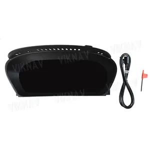 Dashboard untuk BMW, Stereo dasbor mobil layar cepat hiburan Cluster Digital 5 seri E60 E61 E63 E64 2003-2009