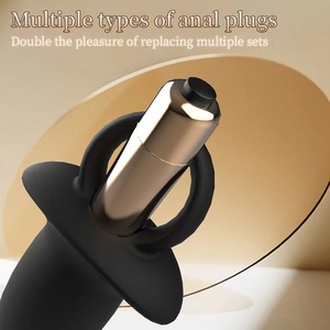 Nuovo Arrivo: Plug Anale in Silicone Vibrante, Massaggiatore Anale per Uomini <span class=keywords><strong>e</strong></span> Donne, Giocattoli Sessuali per Adulti - Product Image 3