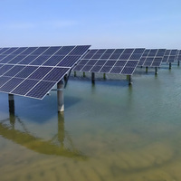 Système de montage de pêche solaire de conception personnalisée Offre Spéciale l'intégration PV de lumière de pêche durable complémentaire photovoltaïque