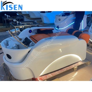 เตียงนวดสระผมอัตโนมัติ Kisen 2025 รุ่นยอดนิยมสไตล์ญี่ปุ่น พร้อมอ่างเซรามิก - Product Image 3