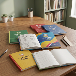Agenda Escolar Personalizada con Impresión |   Agendas Personalizadas para Estudiantes, Diarios Académicos, Papel Recubierto, Tapa Blanda, Encuadernación Perfecta, Grabado en Relieve - Product Image 5
