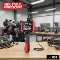 360 °   Endoscope industriel articulé, écran HD de 5 pouces, boroscope vidéo LED étanche IP67 720P pour l'entretien des moteurs de voiture