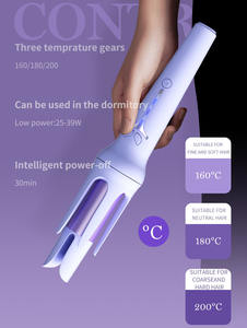 เครื่องม้วนผมสำหรับผู้หญิงเครื่องดัด<span class=keywords><strong>ผม</strong></span>เหล็กม้วนผมหมุนได้ด้วยความร้อน PTC ควบคุมอุณหภูมิสไตล์เกาหลี - Product Image 4