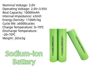 Batería de Iones de Sodio SSGE 32140, 3.0V 10000mAh 30Wh, Larga Vida Útil, 6000 Ciclos, Celda de Almacenamiento de Energía de Alta Potencia -20~70 - Product Image 6