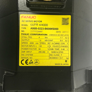 A06B-0223-B608 # Motor Servo AC FANUC para PLC, PAC y Controladores Dedicados - Product Image 2