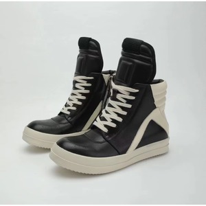Latest Women's High Quality Handmade Genuine Leather Ankle <b>Boots</b> Casual Stylish Shoes Plus Size British Style - Product Image 3