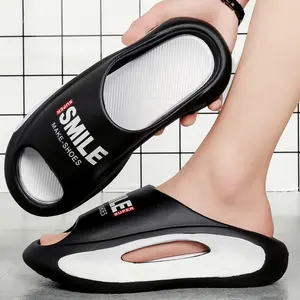 In Stock Factory Direct Sale Non-Slip Thick Sole For Men's Home Slippers Platform Slippers EVA Slippers For Men
