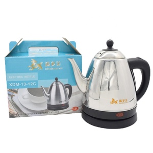 Cordless Water Pot 201 Stainless Steel Thermostat Switch 1.2L <b>Temperature</b> <b>Control</b> Automatic Shut-off 360 <b>Kettle</b> - Product Image 2
