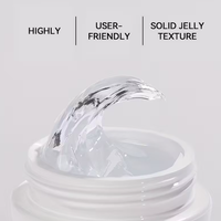 Gel de construction pour ongles BIN 15ml sans HEMA, sans résidu, blanc laiteux, effet fleur, OEM, non collant, doux, solide, pour extension d'ongles et nail art 3D