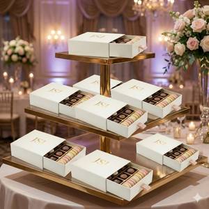 Boîtes à dragées de mariage en gros, emballées à plat, prix bas - Product Image 5