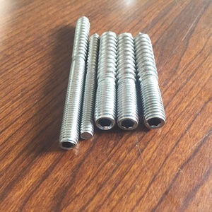 Gỗ chốt móc áo Bolt thép mạ kẽm chủ đề kép không đầu Torx Ổ cắm đôi cuối Stud vít - Product Image 3