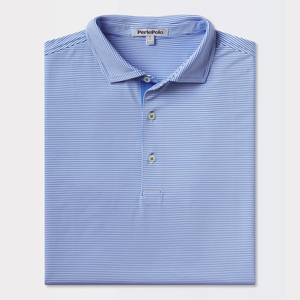 เสื้อโปโลกอล์ฟลายทาง ผ้าแห้งเร็ว ทรงเข้ารูป ยืดได้ <span class=keywords><strong>4</strong></span> ทิศทาง ผลิตจากโพลีเอสเตอร์ 92% สแปนเด็กซ์ 8%  รับสกรีนโลโก้ตามแบบ  แฟชั่นฤดูร้อน - Product Image 4