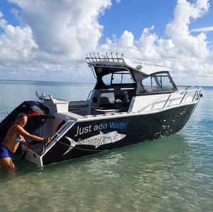 <span class=keywords><strong>Barco</strong></span> de Pesca Poseidon de 20 pies, de Aluminio Soldado, de Alta Velocidad, con Cabina para la Familia - Product Image 1