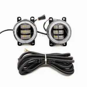 Car Fog Light Assembly LED Angel Eye DRL Daytime Running Light H11 12V For Honda CR-V CRV 2.4L L4 2012 2013 2014