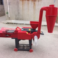 Broyeur agricole robuste pour fourrage, machine de découpe et de broyage de paille et de balles de riz pour la fabrication d'aliments pour animaux d'élevage