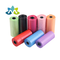 Sacs à crottes de chien biodégradables, écologiques, résistants, anti-fuites, extra épais et colorés