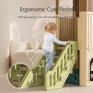 SUPLAYER Tùy Chỉnh OEM Mẫu Miễn Phí <span class=keywords><strong>Slide</strong></span> Và Swing Set Trẻ Em Sân Chơi Đồ Chơi Đầy Màu Sắc Slides Cho Trẻ Em Nhựa Trong Nhà - Product Image 2