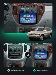 <span class=keywords><strong>Android</strong></span> 12 Car Multimedia Navigation GPS <span class=keywords><strong>Intelligent</strong></span> <span class=keywords><strong>System</strong></span> avec BT WIFI CarPlay pour Toyota Highlander 1 XU20 2001-2007 - Product Image 3
