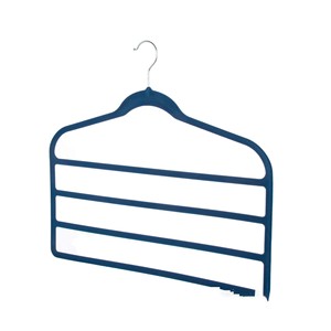Colgador de pantalones de ahorro de espacio multicapa DS5360 para armario, pantalones, toallas, bufandas, perchas para pantalones negros - Product Image 1