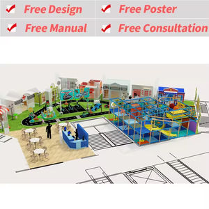 Giochi di ruolo casa fingere Soft Play grande sala giochi per bambini attrezzature da gioco al coperto per compleanno Party Center stazione di gioco città città - Product Image 2