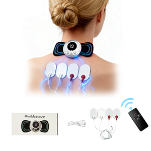 Parche de Masaje Corporal Tens, <span class=keywords><strong>Mini</strong></span> Almohadilla de Masaje con Adhesivo, Nuevo Masajeador Multifuncional para Terapia y Estiramiento de Cuello - Product Image 1