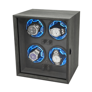 Boîte à remontoir <span class=keywords><strong>automatique</strong></span> en bois pour montres, moteur silencieux, rotateur de montres, boîte de rangement et de présentation pour les passionnés de montres - Product Image 2