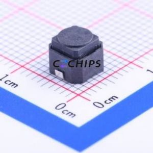 K2-1817UQ-C4SW-01 Tactile Switch SMD,6x6mm Switch Single Pole Single Throw Round Button 2.5N Vertical Mount - Product Image 1