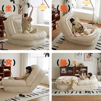Vente directe usine – Canapé-lit pour chien en forme humaine, moderne et minimaliste, avec structure métallique et éponge haute densité, pour salon et chambre, en tissu