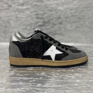 Baskets décontractées en cuir de vachette de haute qualité, tendance mode, style délavé, ornées de étoiles, unisexe - Product Image 1