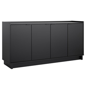 Aparador de Cocina y Comedor Moderno Negro con Almacenamiento, Mueble Buffet Personalizado para Pedidos al por Mayor - Product Image 1