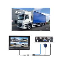 Caméra embarquée de sécurité professionnelle 7-10 pouces OEM/ODM MDVR H.265 1080P Écran tactile LCD 4 caméras Étanche Vue à 360° Boîte noire de voiture