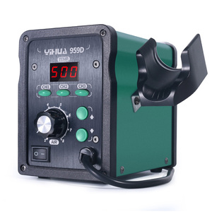 Estación <span class=keywords><strong>de</strong></span> soldadura YIHUA 959D SMD con soldador, <span class=keywords><strong>pistola</strong></span> <span class=keywords><strong>de</strong></span> <span class=keywords><strong>aire</strong></span> caliente, estación <span class=keywords><strong>de</strong></span> <span class=keywords><strong>desoldar</strong></span> <span class=keywords><strong>de</strong></span> 220V, <span class=keywords><strong>pistola</strong></span> <span class=keywords><strong>de</strong></span> <span class=keywords><strong>aire</strong></span> en espiral, estación <span class=keywords><strong>de</strong></span> soldadura <span class=keywords><strong>de</strong></span> <span class=keywords><strong>aire</strong></span> caliente - Product Image 2