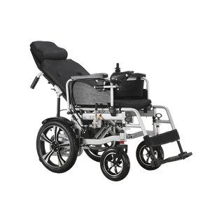 Chaise roulante électrique pliable <span class=keywords><strong>tout</strong></span>-<span class=keywords><strong>terrain</strong></span> de luxe à dossier haut portable pour adultes, vente chaude en Asie du Sud-Est 2024 - Product Image 3